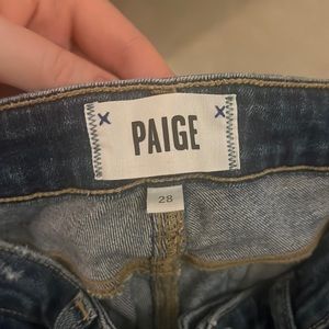 NWOT Paige Distressed Skinny Jeans